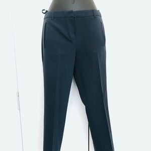 Topshop Navy Ankle-Length Dress Pants